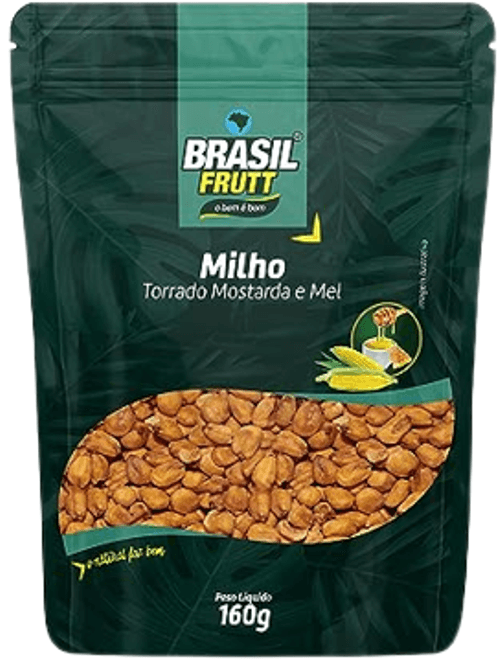 MILHO TORRADO MOSTARDA E MEL 160G BRASIL FRUTT