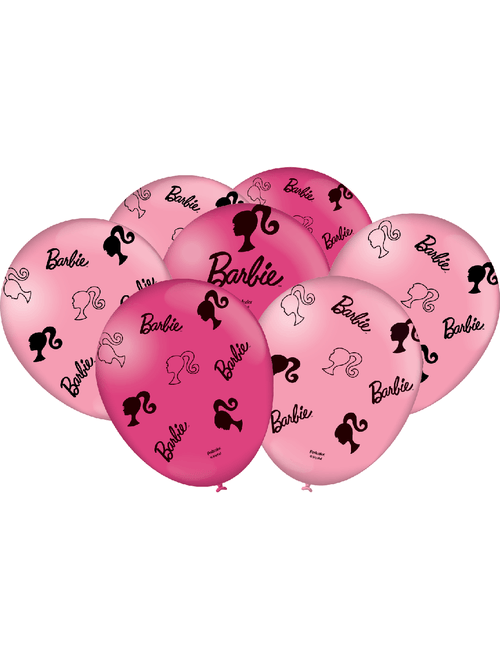 BALAO IMPRESSO ESPECIAL BARBIE COM 25 UNIDADES FESTCOLOR