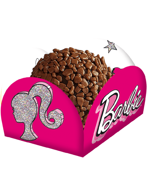 PORTA FORMINHA BARBIE COM 40 UNIDADES FESTCOLOR
