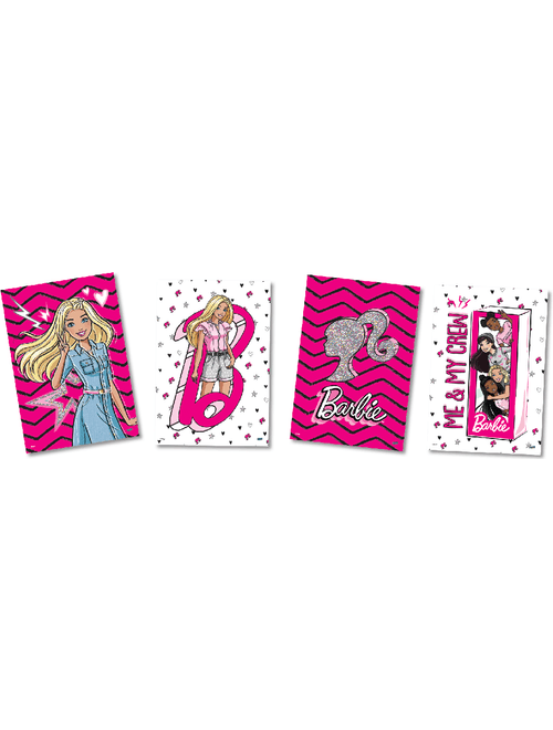 QUADROS DECORATIVOS BARBIE COM 4 UNIDADES FESTCOLOR