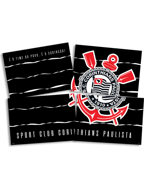 PAINEL 4 LAMINAS CORINTHIANS 2023 FESTCOLOR