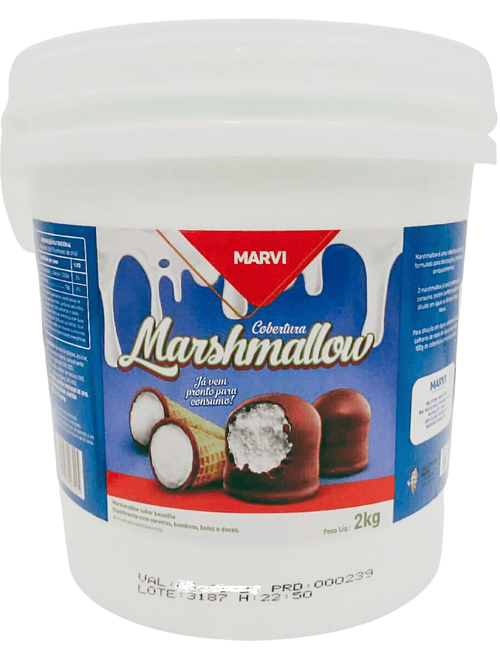 COBERTURA MARSHMALLOW 2KG MARVI