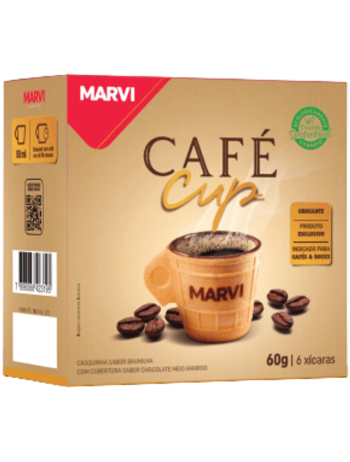 CASQUINHA CAFE CUP 60G MARVI