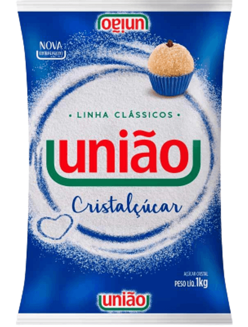 ACUCAR CRISTAL BRANCO 1KG UNIAO
