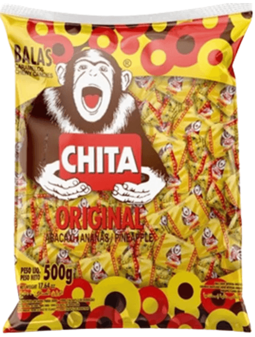 BALA MASTIGAVEL DE ABACAXI 500G CHITA