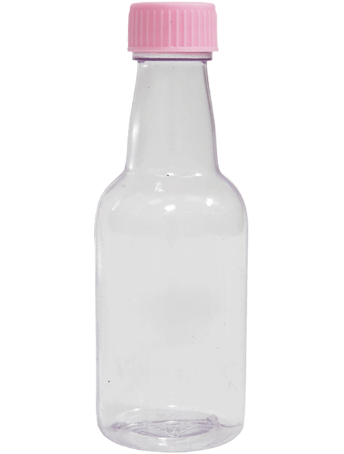 GARRAFINHA COM TAMPA ROSA BEBE 50ML COM 10 UNIDADES MASSARI