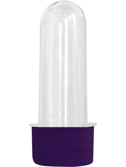 TUBETE PEQUENO COM TAMPA ROXA 7,5CM COM 10 UNIDADES MASSARI