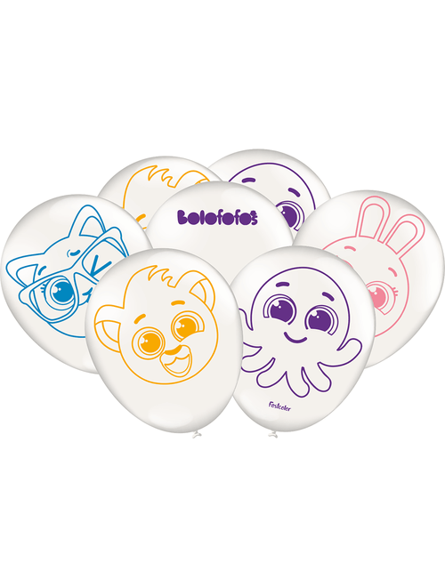 BALAO IMPRESSO ESPECIAL BOLOFOFOS COM 25 UNIDADES FESTCOLOR