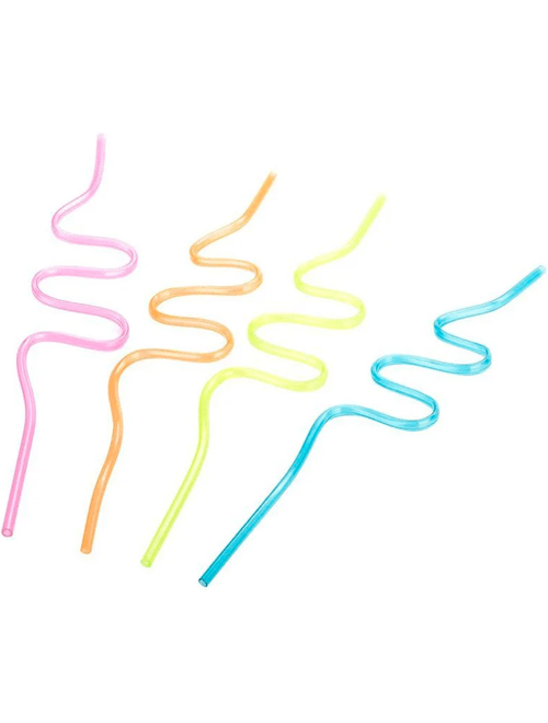 CANUDO DIVERTIDO ESPIRAL COM 4 UNIDADES SILVER FESTAS