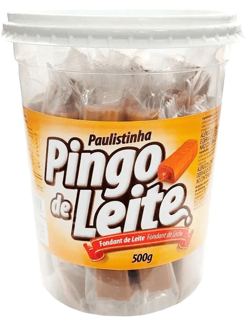 DOCE FONDANT PINGO DE LEITE POTE 500G PAULISTINHA