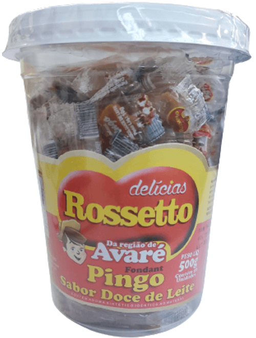 DOCE FONDANT PINGO DE LEITE POTE 500G ROSSETTO
