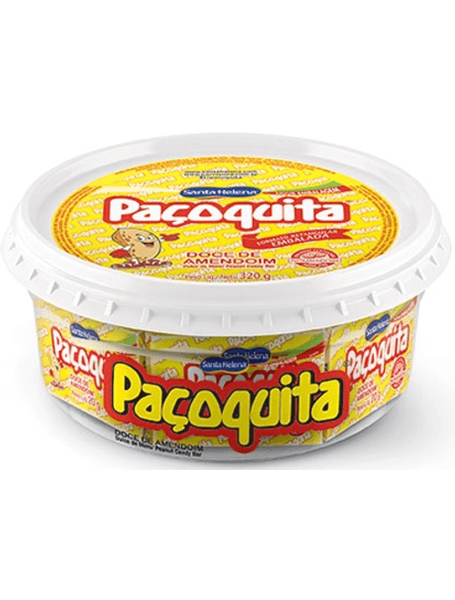 DOCE DE AMENDOIM QUADRADA PACOQUITA POTE 288G SANTA HELENA