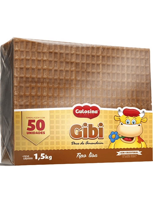 DOCE DE AMENDOIM GABI PACOTE 1.5KG COM 50 UNIDADES GULOSINA