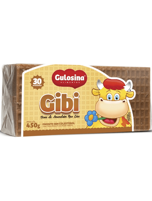 DOCE DE AMENDOIM GABI PACOTE 450G COM 30 UNIDADES GULOSINA