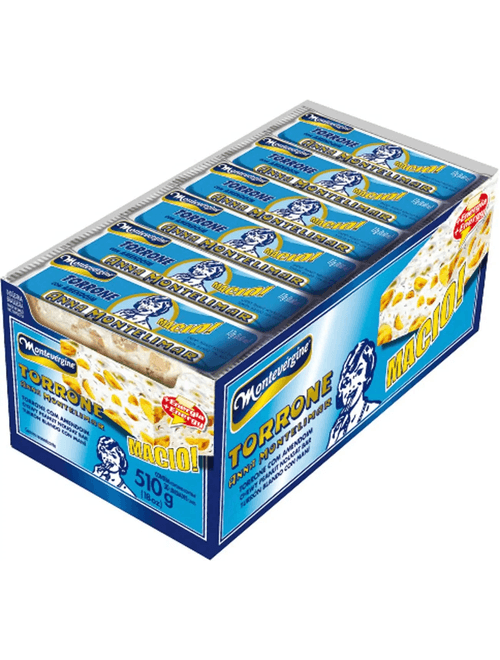 DOCE TORRONE COM AMENDOIM MACIO CAIXA 510G MONTEVERGINE