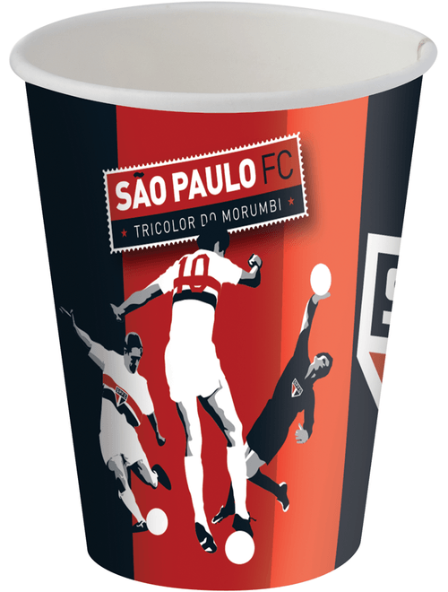 COPO DE PAPEL SAO PAULO COM 8 UNIDADES 200ML FESTCOLOR