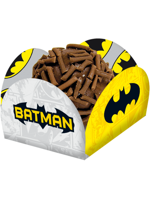 PORTA FORMINHA BATMAN GEEK COM 40 UNIDADES FESTCOLOR