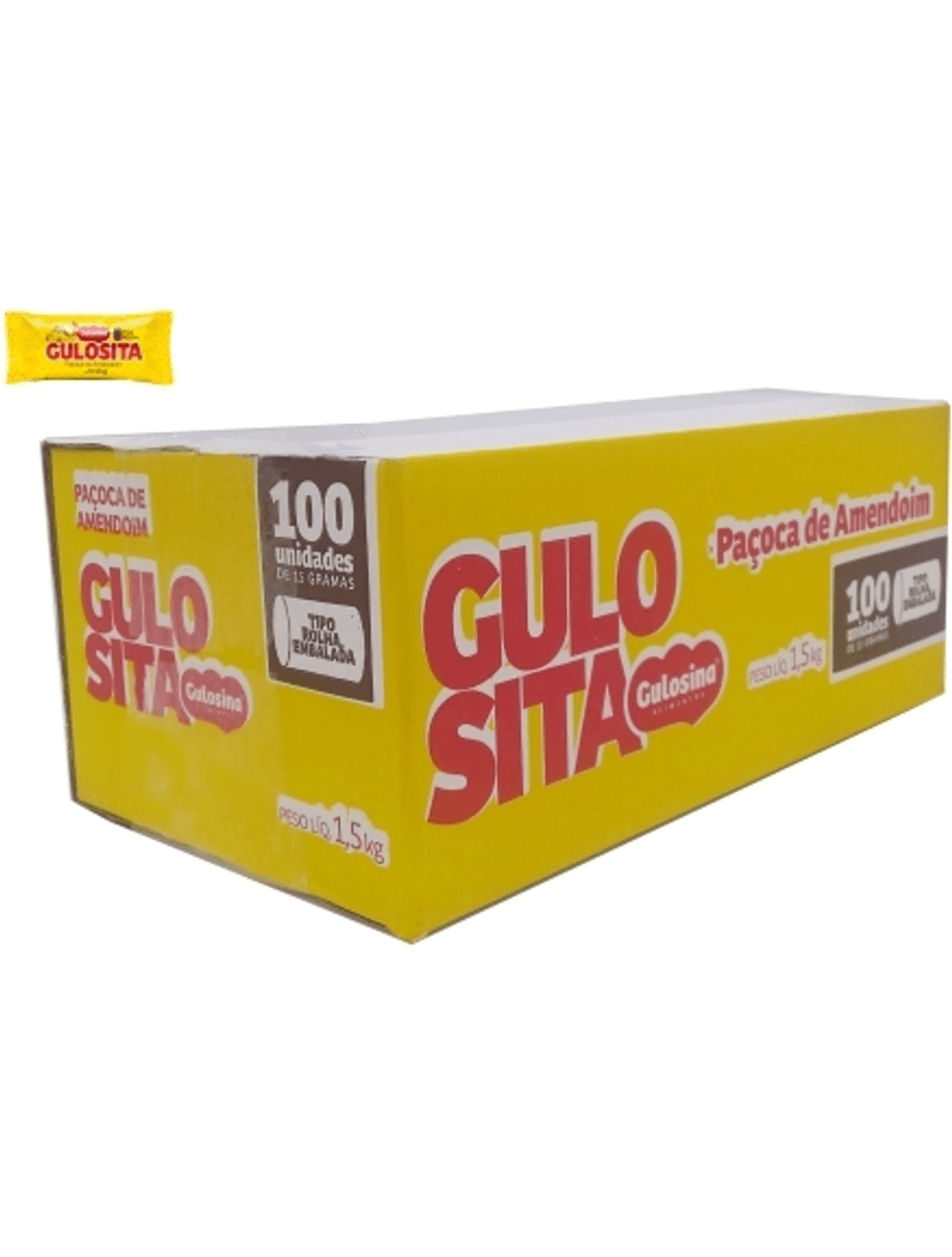 Paçoca Rolha (50 unidades de 18g)