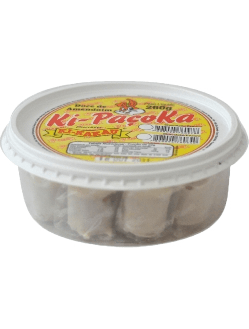 DOCE DE AMENDOIM KI PACOCA 260G COM COBERTURA CHOCLATA BRANCO KI KAKAU