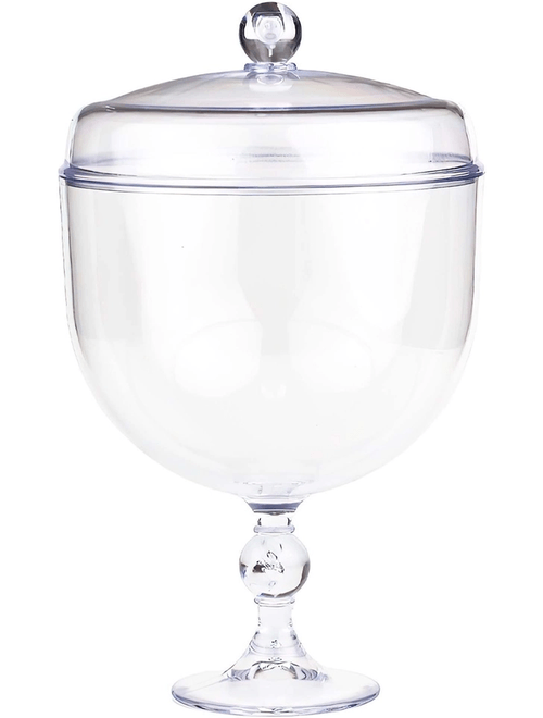 TACA CRISTAL COM TAMPA CRISTAL 1250ML BLUE STAR