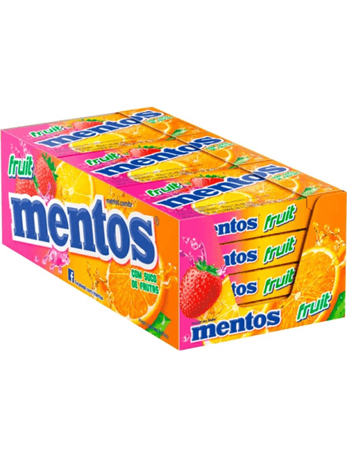 DROPS BOX FRUIT COM 12 UNIDADES 24.1G CADA MENTOS