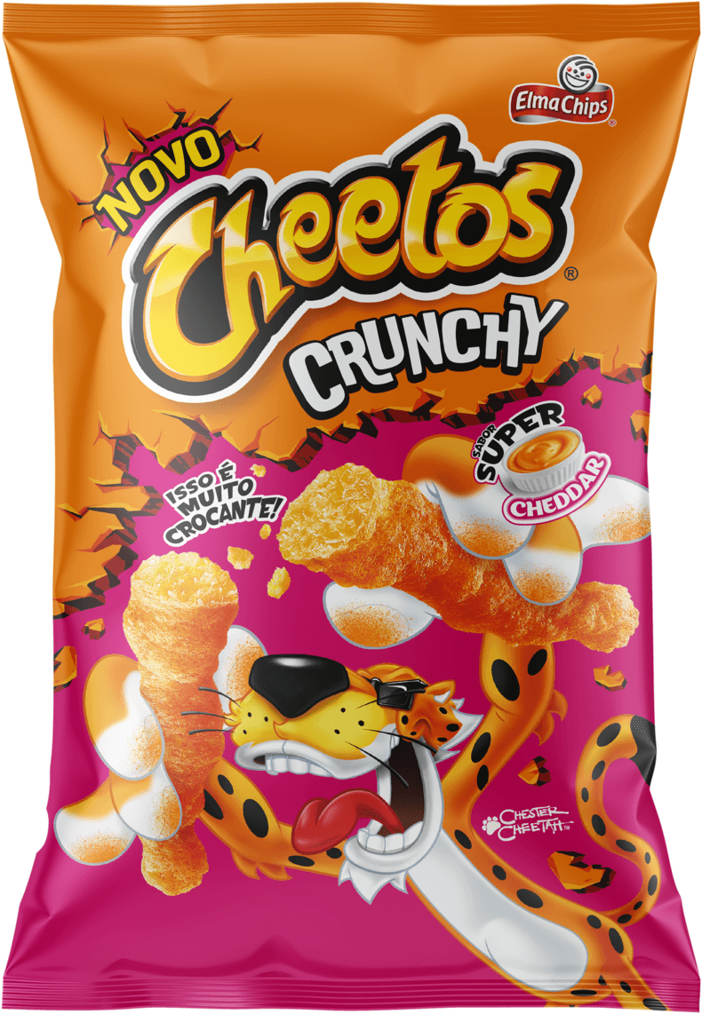 SALGADINHO CHEETOS CRUNCHY 48G SABOR SUPER CHEDDAR - Doces Vaz