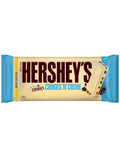 CHOCLATE BRANCO COM COOKIES N CREME CONTEM 18 UNIDADES DE 77G CADA HERSHEYS