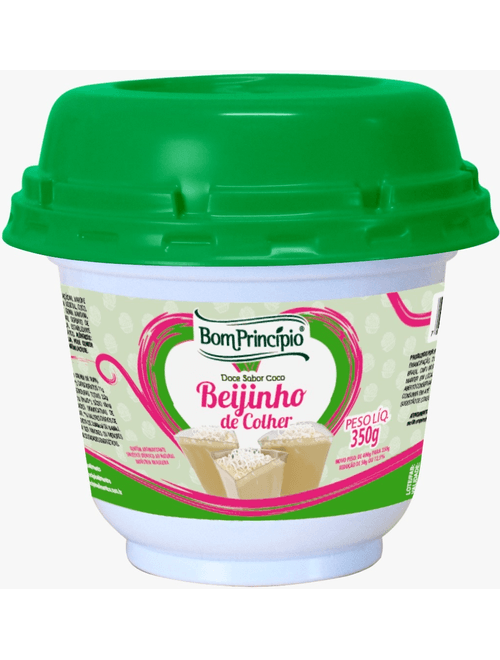 DOCE BEIJINHO DE COLHER SABOR COCO 350G BOM PRINCIPIO