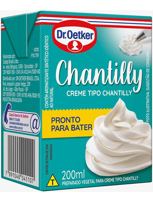 CREME TIPO CHANTILLY 200G DR OETKER