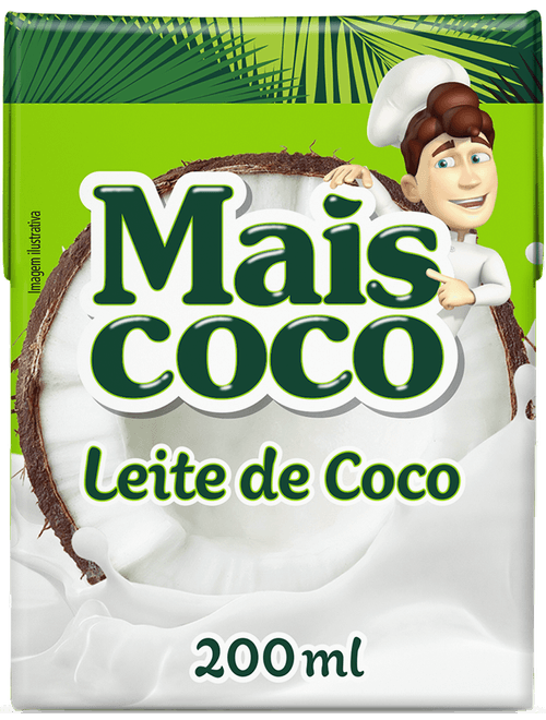 LEITE DE COCO 200ML MAIS COCO