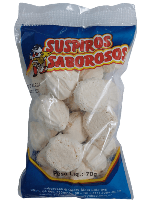 DOCE SUSPIRO 70G SABOROSOS