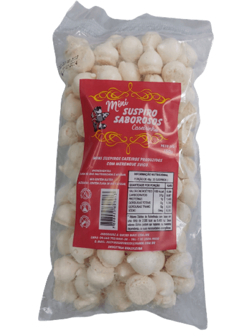 DOCE MINI SUSPIRO 150G SABOROSOS
