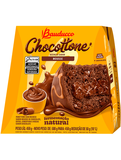 CHOCOTTONE SABOR MOUSSE 450G BAUDUCCO