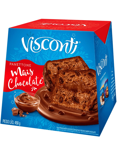 PANETTONE MAIS CHOCOLATE 450G VISCONTI