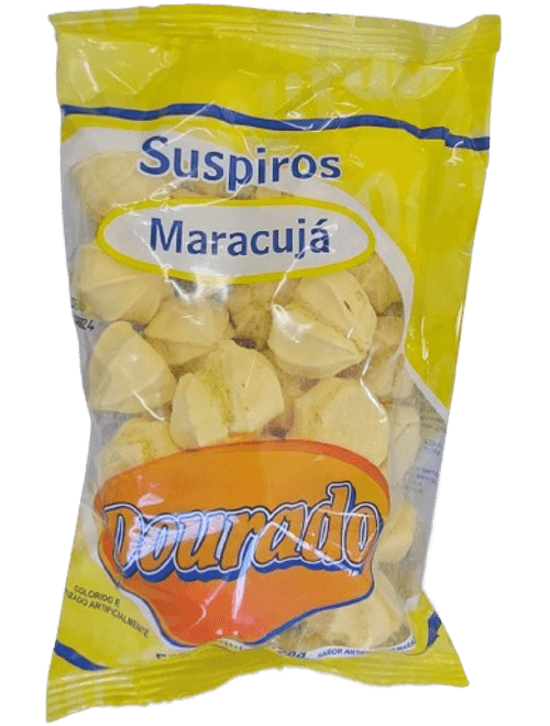DOCE SUSPIRO SABOR MARACUJA 120G DOURADO