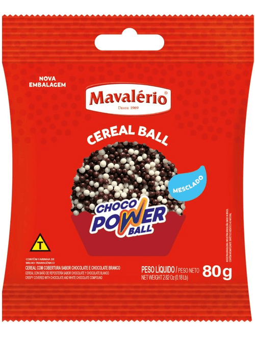 CHOCOLATE POWERBALL MESCLADO 80G MAVALERIO
