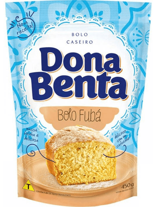 MISTURA PARA BOLO DE FUBE 450G DONA BENTA