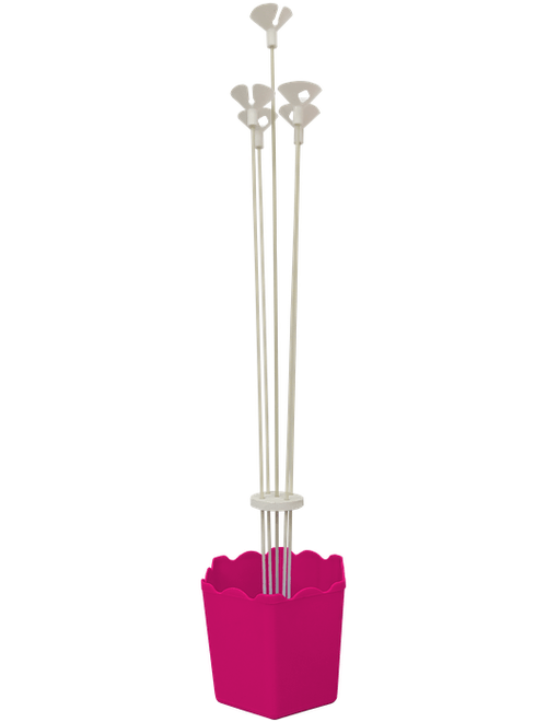 CACHEPOT ROSA COM 5 HASTES GRINTOY