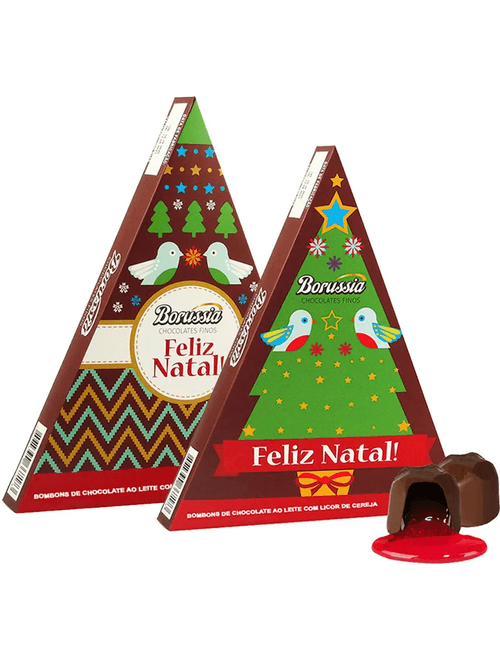 BOMBONS NATALINOS DE CEREJA 135G BORUSSIA