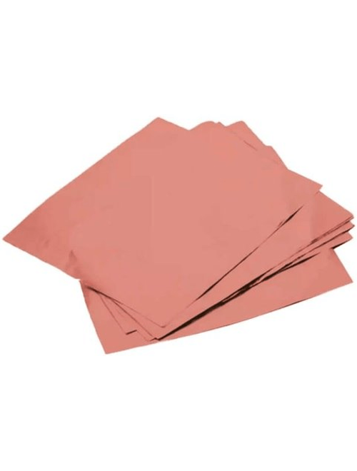 PAPEL CHUMBO ROSE GOLD ESPECIAL PARA BOMBONS 10X9,7CM COM 300 UNIDADES CARBER
