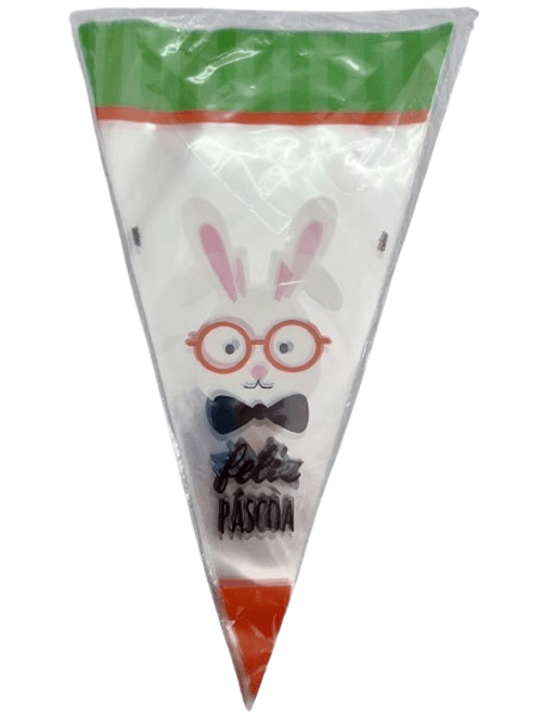 CONE COELHO GRAVATA 18X30CM COM 20 UNIDADES CARBER