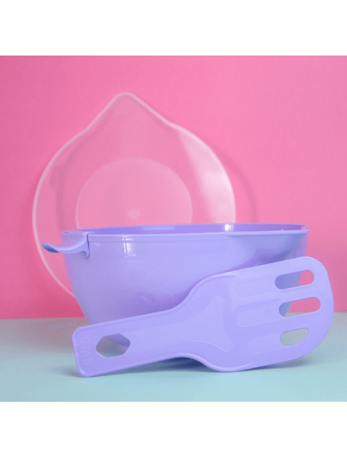 DERRETEDEIRA PLASTICA PARA CHOCOLATE GRANDE LILAS CANDY COLOR BWB