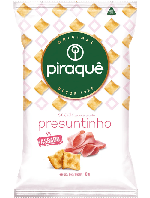BISCOITO SALGADO 100G PRESUNTINHO PIRAQUE