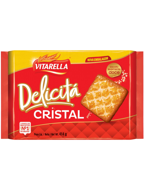 BISCOITO DOCE DELICITA VIT CRISTAL 414G ADRIA
