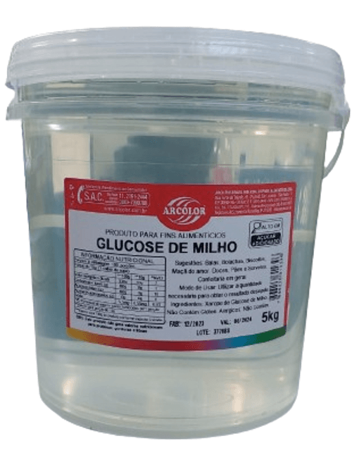 GLUCOSE DE MILHO 5KG ARCOLOR