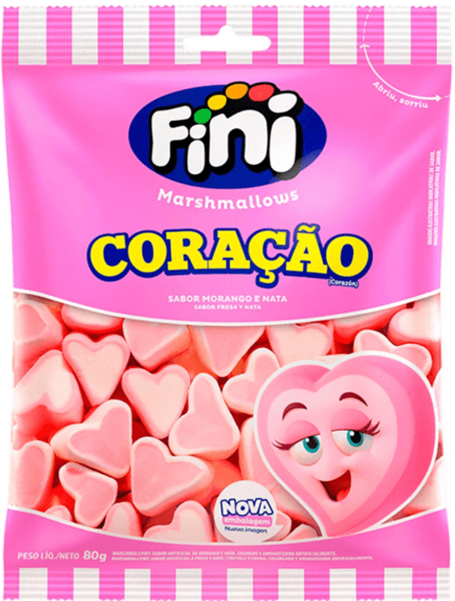 MARSHMALLOW FINI 80G CORACAO