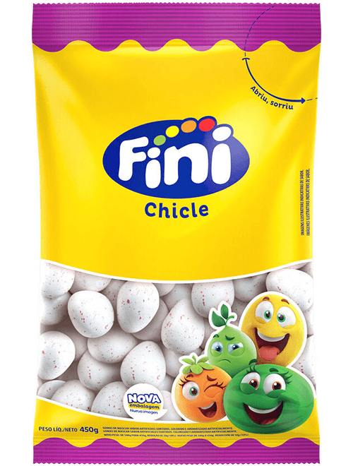 CHICLE OVO DE DINOSSAURO AZEDINHA 450G FINI