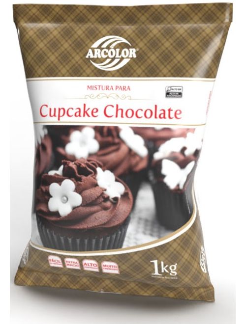 MISTURA PARA CUPCAKE CHOCOLATE 1KG ARCOLOR