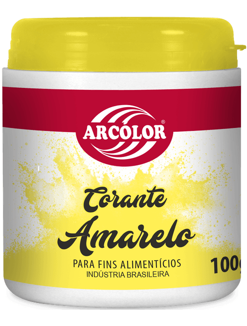 CORANTE EM PO AMARELO 100G ARCOLOR