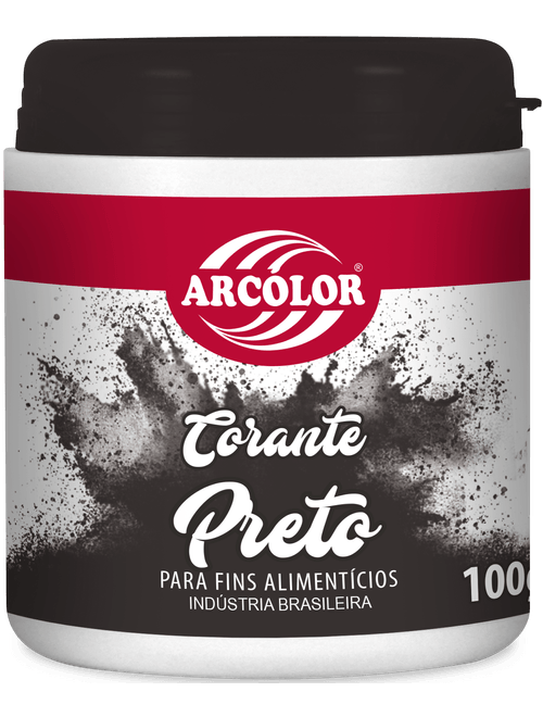 CORANTE EM PO PRETO 100G ARCOLOR